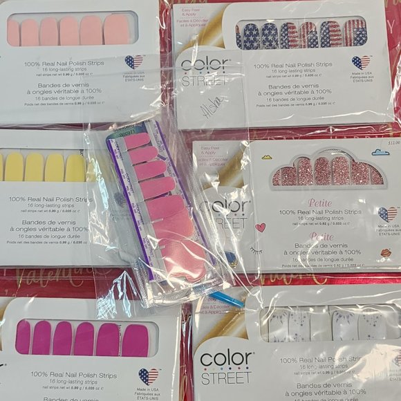 NWT Huge Lot of Retired Color Street 15 never opened and 3 opened